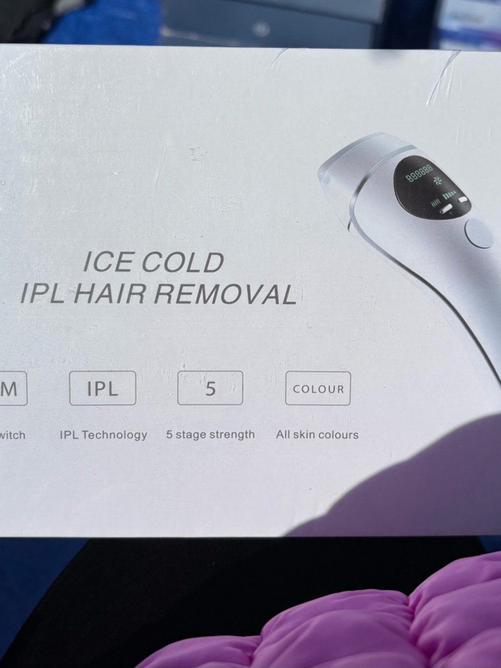 Ice Cold IPL Hair Removal Device - White